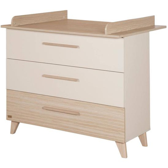 Commode À Langer Évolutive 3 Tiroirs Sidney Cashmere / Chêne