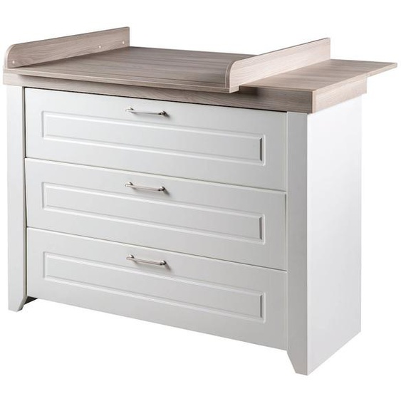 Commode À Langer Évolutive Avec Extension À Langer Amovible Felicia 3 Tiroirs