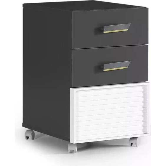 Commode Armoire Commode pour enfants Étagère pour chambre denfant Gris Bois Meubles pour enfants