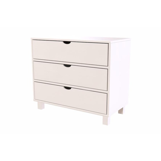 Commode bois 3 tiroirs Cube