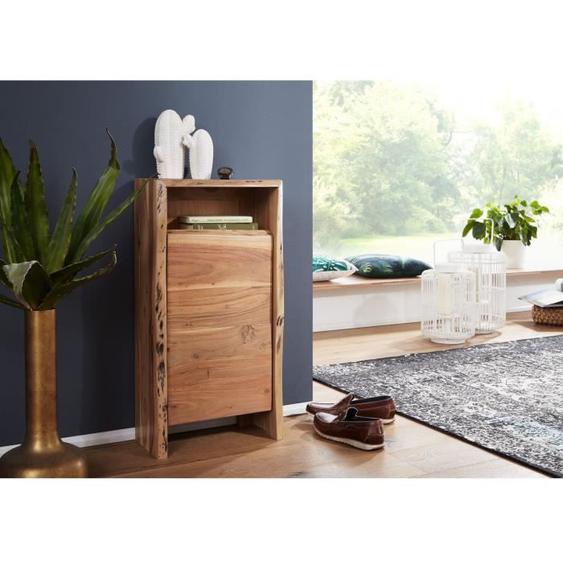 Commode - Bois massif dacacia laqué (Bois naturel) - PURE EDGE 614