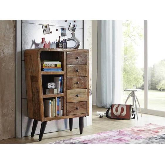 Commode - Bois massif recyclé multicolore laqué - Inspiration Vintage - SIXTIES 105