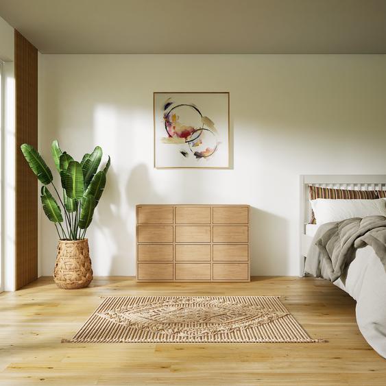 Commode - Chêne, pièce de caractère, sophistiquée, avec tiroir Chêne - 118 x 79 x 34 cm, personnalisable
