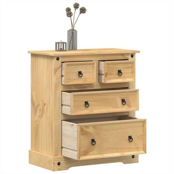 Commode Corona 80x43x91 cm bois massif de pin