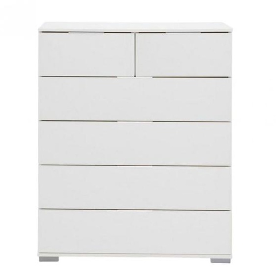 Commode ENSSE 6 tiroirs blanc