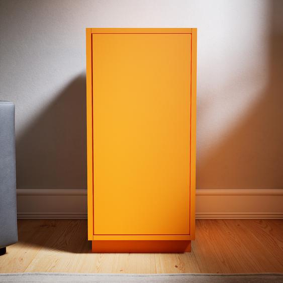 Commode - Jaune, contemporaine, élégantes, avec porte Jaune - 41 x 85 x 47 cm, personnalisable