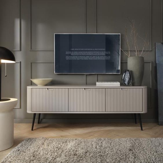 Commode moderne Cachemire Rtv 168 cm avec pieds dorés ou noirs au choix