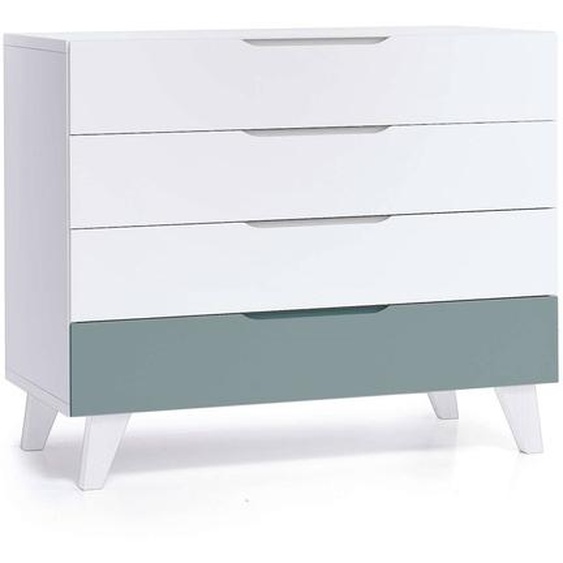 Commode Pour Enfants (4 Tiroirs) Vert Eucalyptus