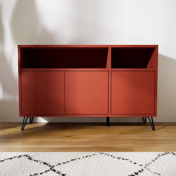 Commode - Terra cotta, contemporaine, élégantes, avec porte Terra cotta - 115 x 72 x 34 cm, personnalisable