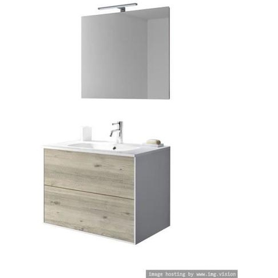 Composition salle de bain 4 pièces IGEA pin arctique