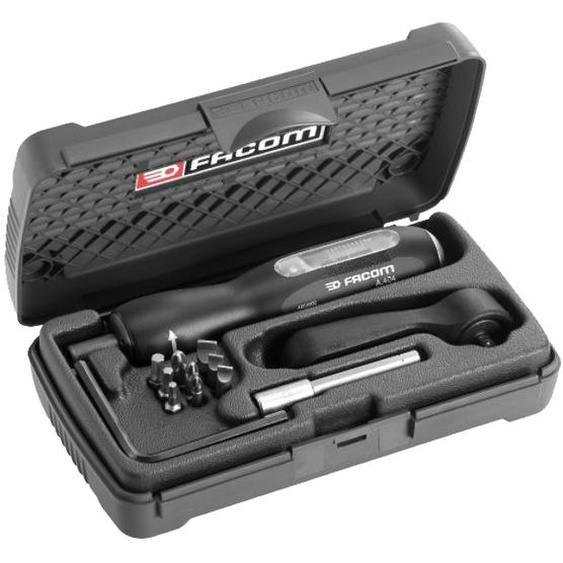 Composition tournevis dynamométrique + embouts de vissage FACOM A.402J2PF