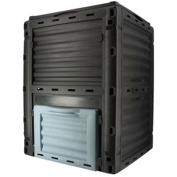 Composteur de jardin - Recycler vos déchets organiques - fabriquer votre propre engrais - Multiples aérations - 300L