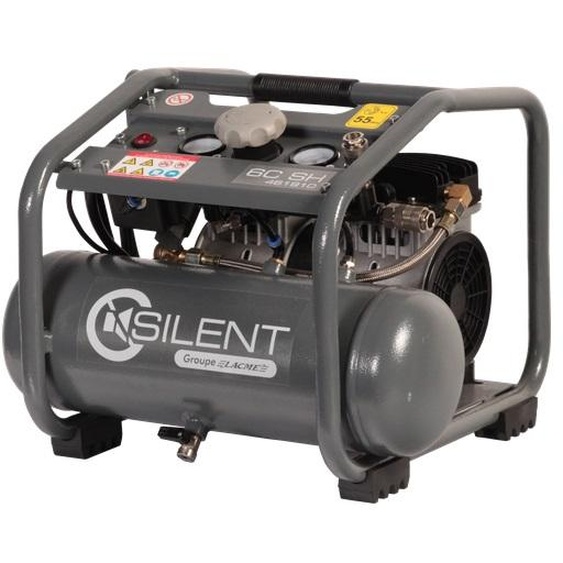 Compresseur 550W Silent 6C SH 6,2m3/h 6l - LACME - 461910