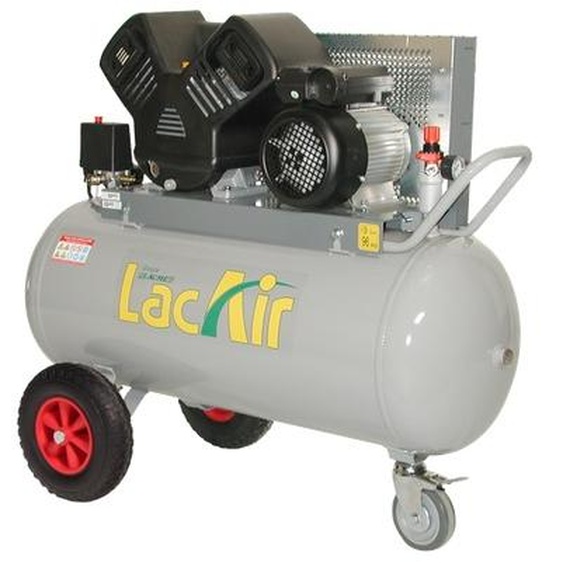 Compresseur à courroie 3000W monophasé TwinAir 17/100 M bicylindre en V monophasé - LACMÉ - 462600