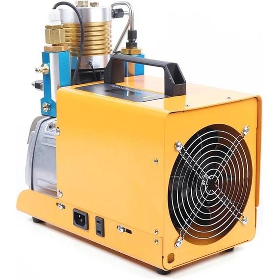 Compresseur dair portable PCP - Compresseur haute pression - Contrôle de pression intelligent - 1,8 kW - 100 L/min - Prise 220 V EU - Séparateur huile-eau