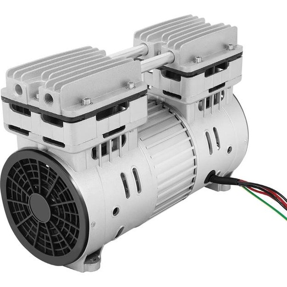 Compresseur dair sans huile - 750 W 220 V 1 CV - 125 l/min - 1400 tr/min - Protection thermique intégrée - Aluminium - CE