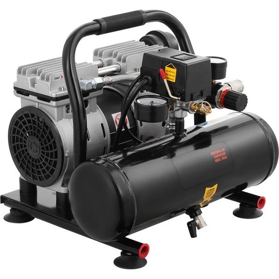 Compresseur dair SucceBuy, rservoir dacier de 1 gallon, 1 CV, 1,5 CFM, compresseur dair sans huile de 7 bars & pression max. de 120 PSI, compresseur portable ultra-silencieux de 68 dB pour la rparation automobile, le gonflage des pneus