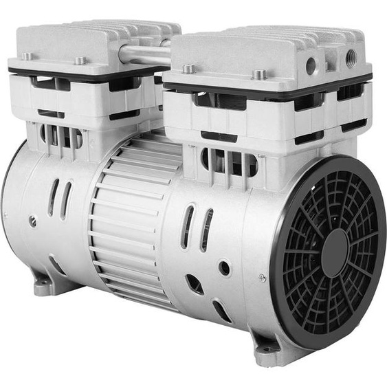 Compresseur dair - Tête de compresseur sans huile - Silencieux - 750 W (1 CV) - 8 bars - 145 l/min - Aluminium - Électrique