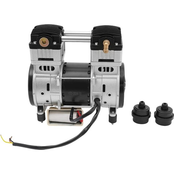 Compresseur dair, tête de pompe OLF-1500-4 - 1500W, 220V - 0,7 MPa, 140 L/min - Moteur en cuivre pur - Protection contre la surchauffe à 80°C - Avec condensateur et silencieux