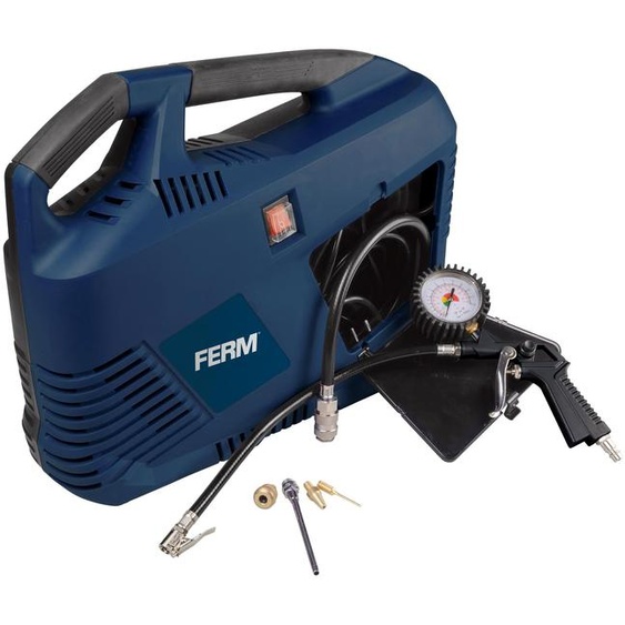 Compresseur électrique portable - 1100 W - Réservoir de 3 litres - Aluminium - Jaune