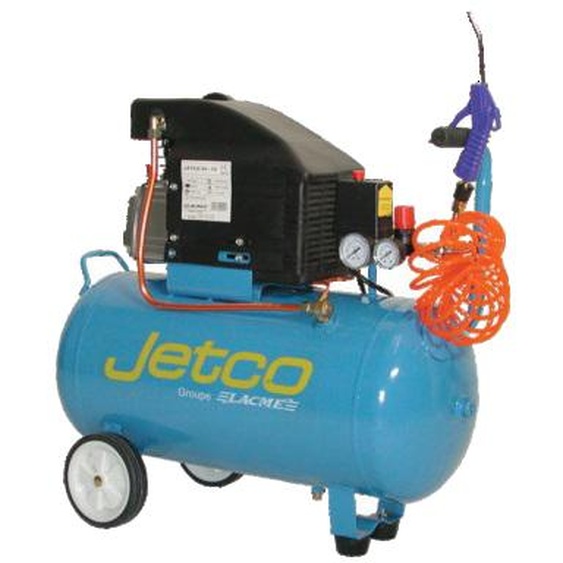 Compresseur JetCo 50-15 + tuyau + soufflette LACME 104000