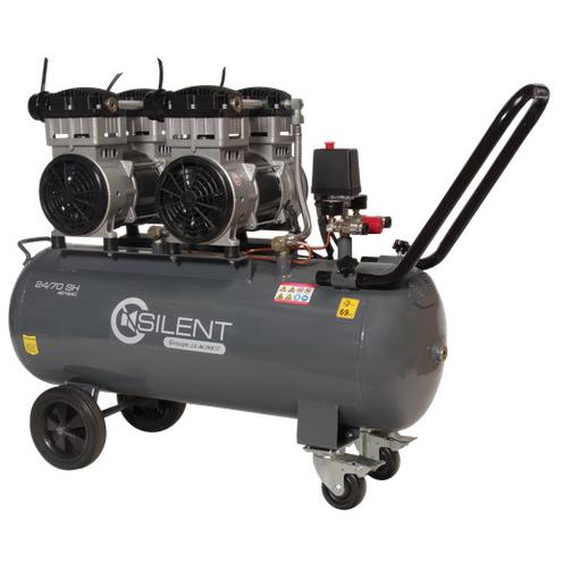 Compresseur monobloc 2200W Silent 24/80 SH 24m3/h 70l - LCAME - 461960