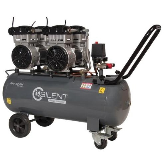 Compresseur monobloc 2200W Silent 24/80 SH 24m3/h 70l - LACME- 461960