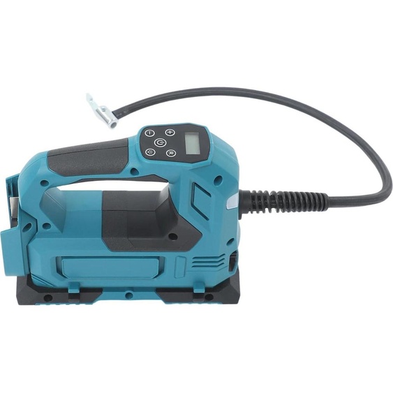 Compresseur pour pneus - Pompe à pneus sans fil - Puissance 250 W - Max. 450 psi - Affichage numérique PSI/Bar/KPa - Compatible avec 20 V Li-Ion - Sans batterie - Bleu