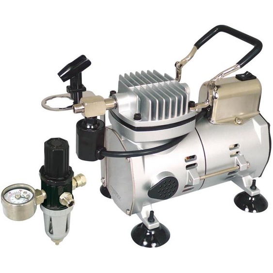 Compresseur TC501, en aluminium, dimensions : 25 x 14 x 17 cm