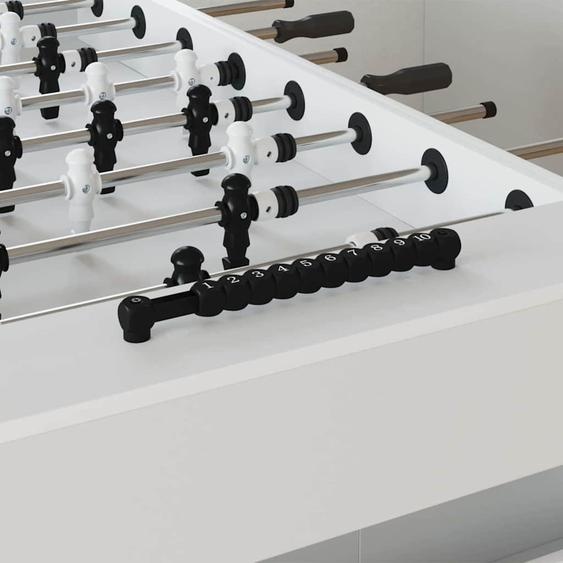 Comptes de table de football 2 pcs Noir 30 x 2,2 x 2,9 cm