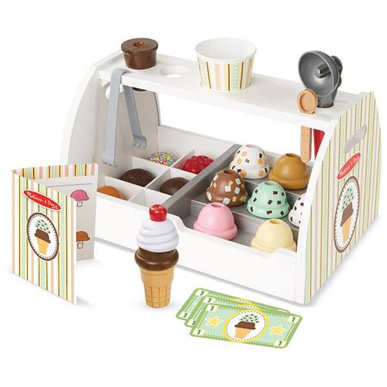 Comptoir À Crème Glacée Blanc