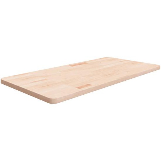 Comptoir de salle de bain 100x50x2,5 cm Bois massif non traité