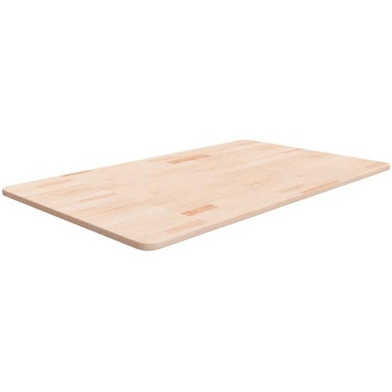 Comptoir de salle de bain 100x60x1,5 cm Bois massif non traité