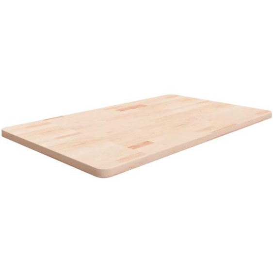 Comptoir de salle de bain 100x60x2,5 cm Bois massif non traité