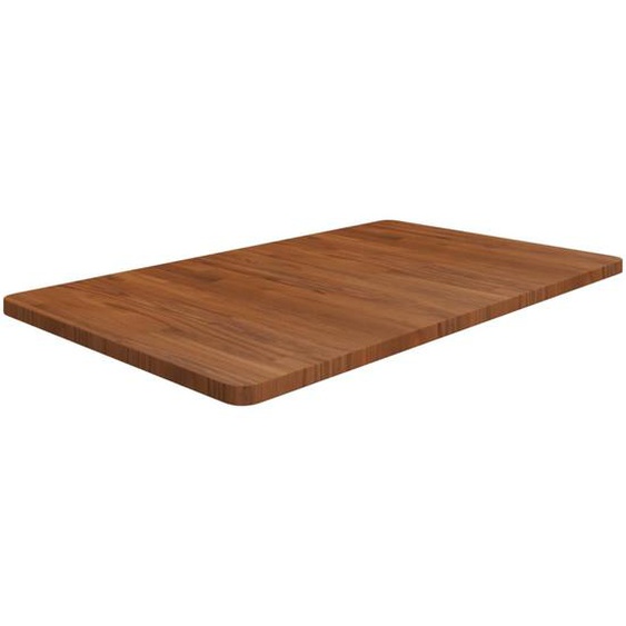 Comptoir de salle de bain Marron foncé 100x60x2,5cm Bois traité