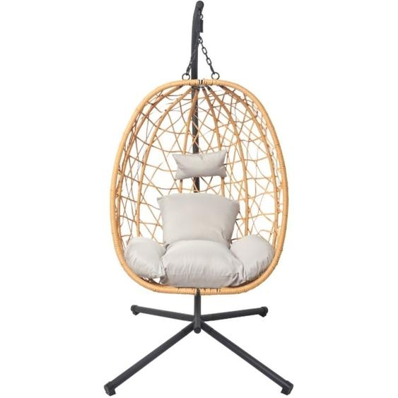 Concept-usine - cuzco - Fauteuil suspendu effet rotin