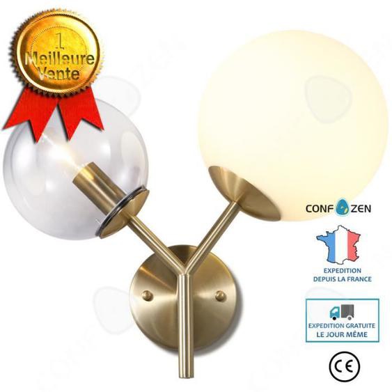 CONFO® Applique Les deux extrémités Ballon rond Style nordique Personnalité créative Simplicité moderne Tête de lit de chambre Mur d