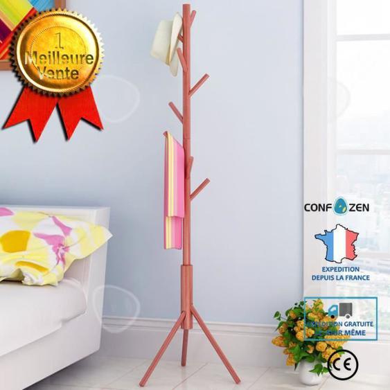 CONFO® Cintre cintre bois massif salon branche darbre simple porte-manteau moderne chambre cintre de sol simple triangle branche d