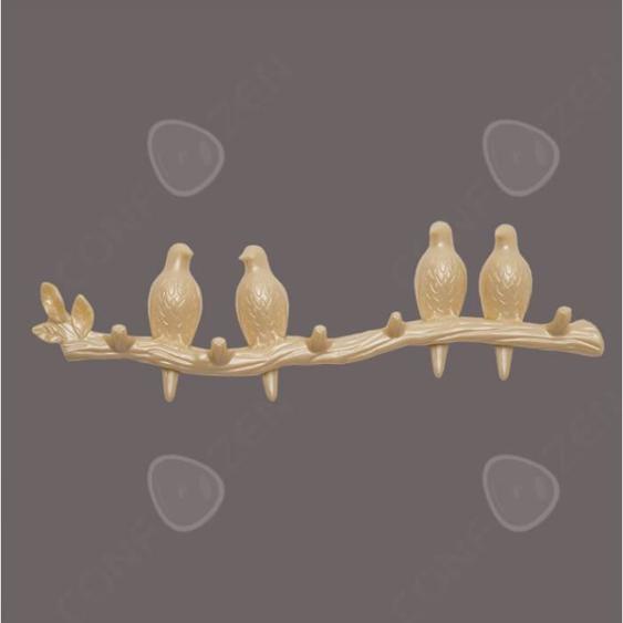 CONFO® Cintre Patère Multifonctionnel Créativité nordique la porte Patère Birdie Patère Patère non marquant Vêtements à sus