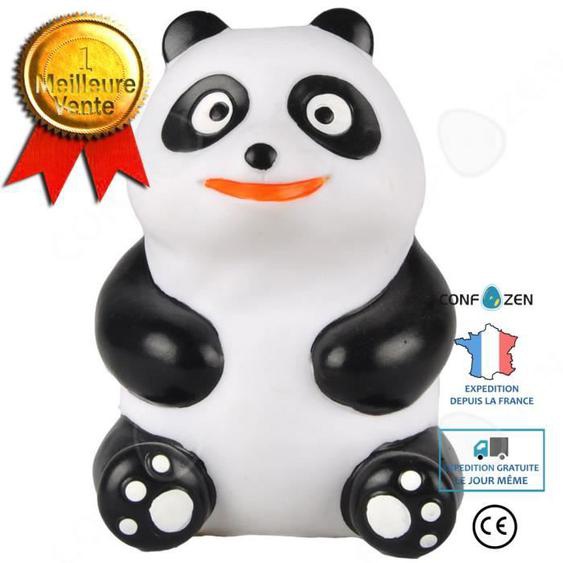 CONFO® Panda tirelire enfants fait à la main bricolage graffiti peint sans gypse poupée blanc embryon étudiant cadeau