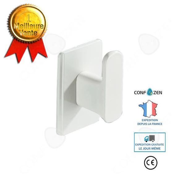 CONFO® Patère moderne simple espace aluminium porte dentrée patère salon salle de bain crochet métal solide mur sac chambre simple