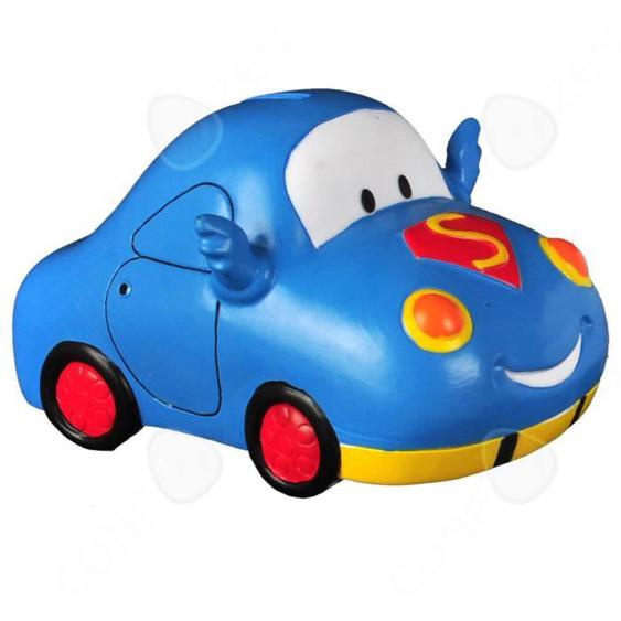 CONFO® Tirelire bricolage graffiti jouet maternelle non-gypse voiture blanc embryon résistant aux chutes cadeau danniversaire 12