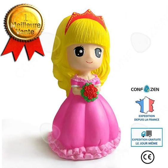 CONFO® Tirelire colorée poupée de poupée non-gypse bricolage à la main graffiti peint blanc embryon vinyle enfants parent-enfant