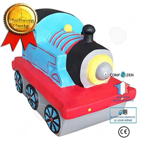 CONFO® Tirelire DIY graffiti peint embryon blanc jouets faits à la main pour enfants cadeaux trains incassables vinyle peinture 12