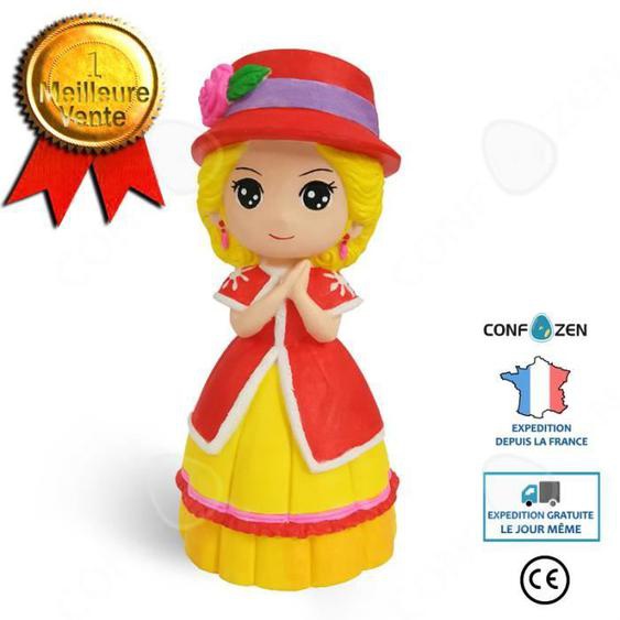 CONFO® Tirelire peint poupée poupée bricolage graffiti fait à la main vinyle blanc embryon jouets pour enfants cadeaux