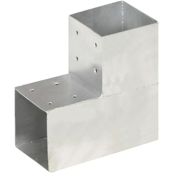 Connecteur de poteau Forme en L Métal galvanisé 101x101 mm