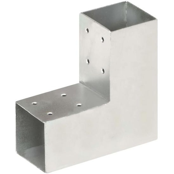 Connecteur de poteau Forme en L Métal galvanisé 71x71 mm