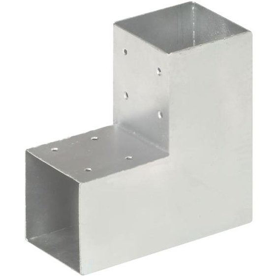 Connecteur de poteau Forme en L Métal galvanisé 91x91 mm