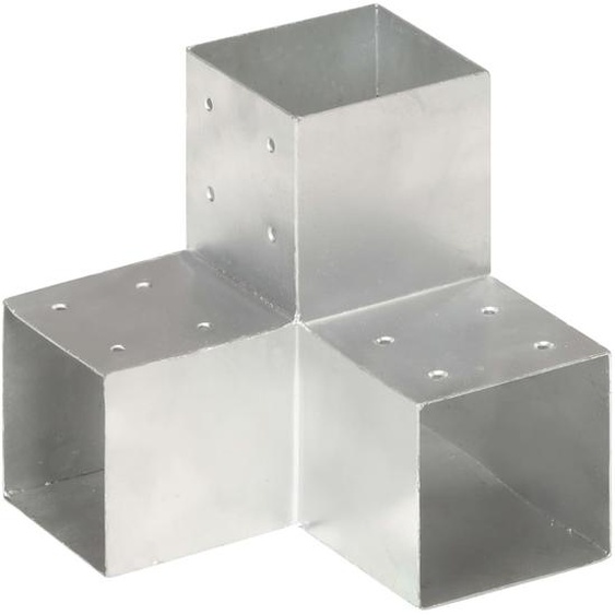 Connecteur de poteau Forme en Y Métal galvanisé 101x101 mm