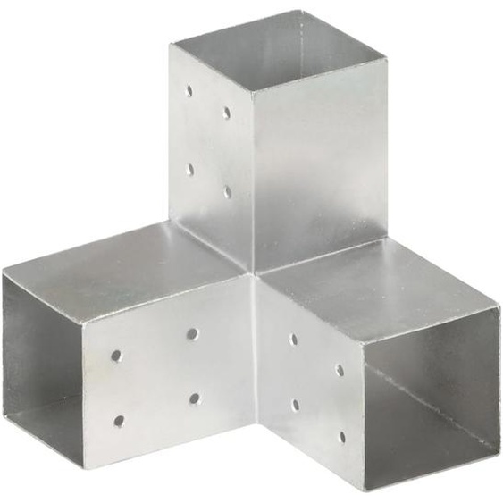 Connecteur de poteau Forme en Y Métal galvanisé 81x81 mm